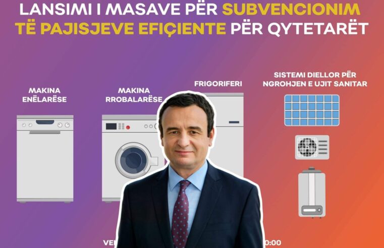 Kurti: Programi i efiçienës kursen buxhetin familjar