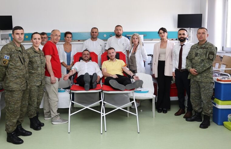 Fillon dhurimi vullnetar i gjakut në Ministri të Mbrojtjes dhe FSK