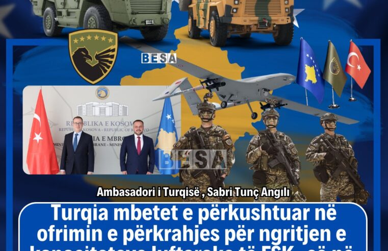 Ministri Maqedonci priti në takim ambasadorin e Türkiyes në Kosovë, Sabri Tunç Angılı