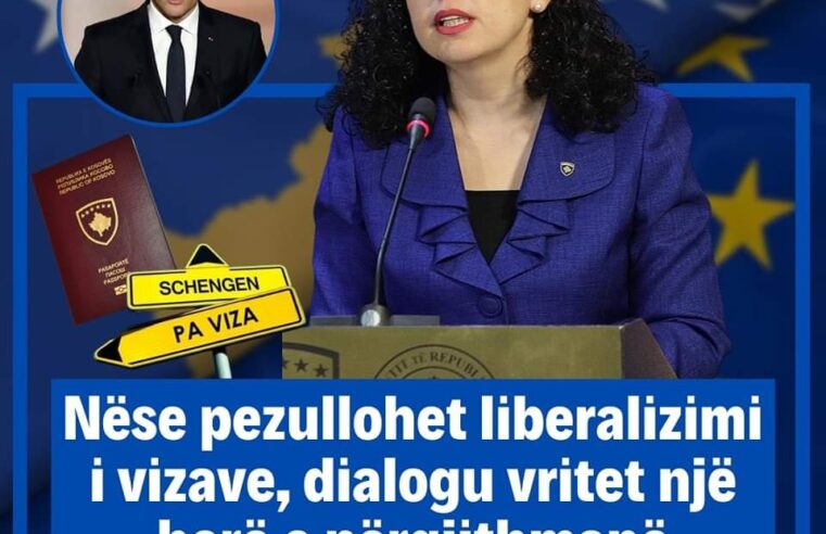 Presidentja Osmani i reagon presidentit francez Emmanuel Macron 🇽🇰🇫🇷