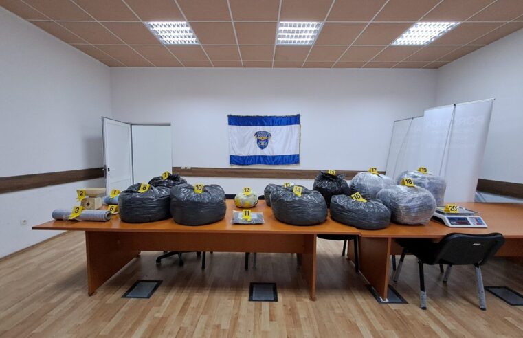Sekuestrohen 59 kg marihuanë në Skenderaj, arrestohet një 28-vjeçar