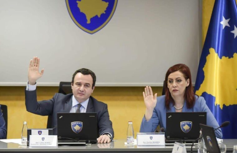 Zv. Kryeministrja Rexhepi: Është votuar vendimi për asfaltimin dhe rikonstruksionin e rrugës që lidh Gornjë dhe Donjë Lubinjë – Reçan