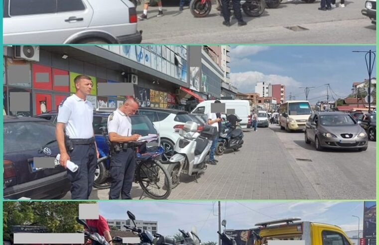 Policia në Pejë sekuestron 22 motoçikleta, 51 gjoba për kundërvajtësit