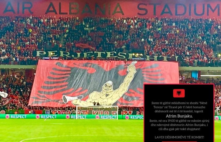 “Sonte nderojmë Afrim Bunjakun që dha gjak për tokë shqiptare” 🇦🇱