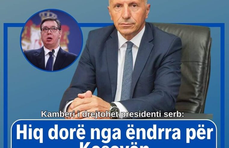 Kamberi i drejtohet presidenti serb: Hiq dorë nga ëndrra për Kosovën