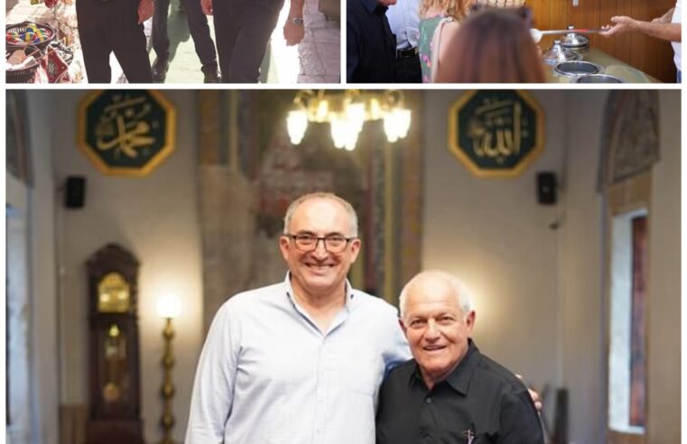 Ministri izraelit bën shëti në Shadërvan, viziton Xhaminë “Sinan Pasha” me kryetarin Totaj