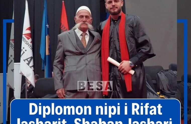 Diplomon nipi i Rifat Jasharit, Shaban Jashari 🇦🇱