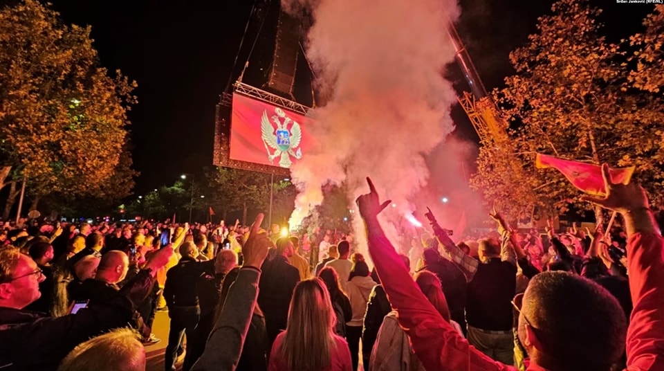 Mijëra njerëz protestojnë në Podgoricë kundër kryetarit të ri të Kuvendit të Malit të Zi