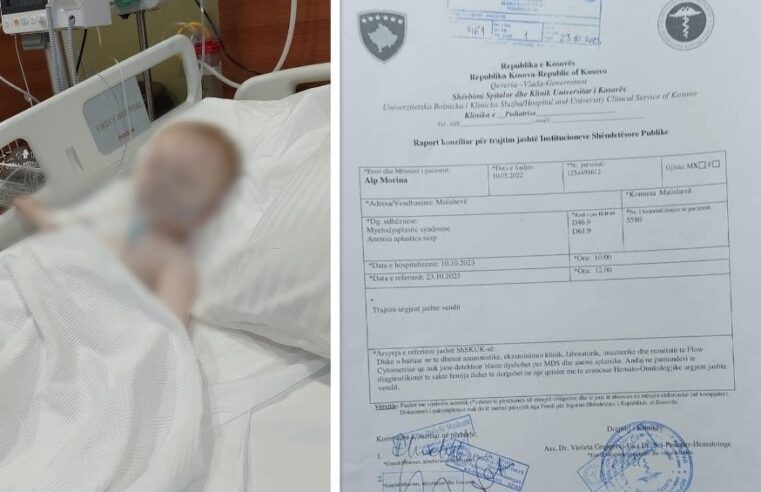 Kërkohet ndihmë për vogëlushin një vjeçar e gjysmë nga Malisheva