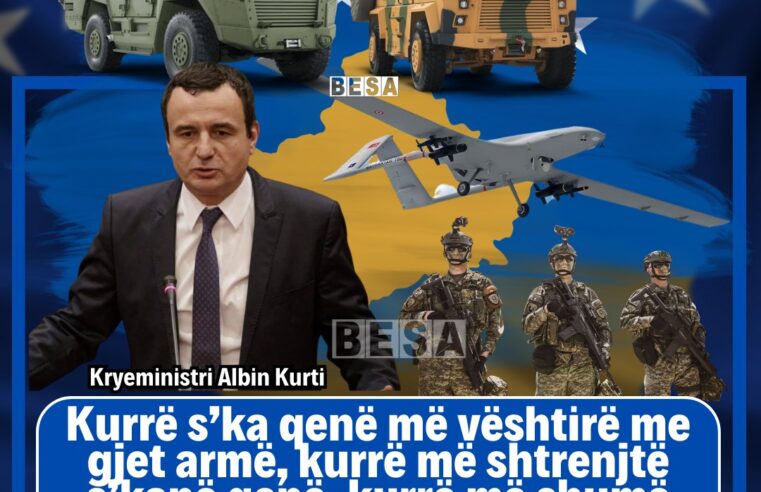 Kurti për investimet për mbrojtjen e Kosovës