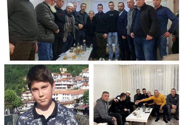 Hoxha Fatmir Latifaj mbrëmë pas namazit të jacisë pajton dy familje që ishin në hasmëri