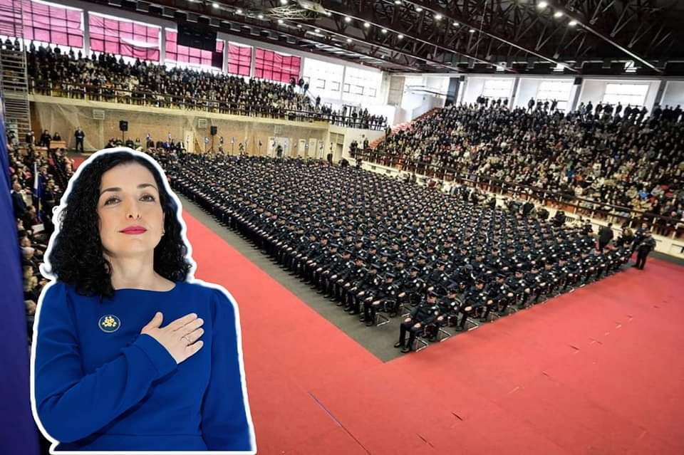 “Edhe 445 gardianë të Republikës sonë”, Osmani publikon foto nga diplomimi i gjeneratës së 59-të të Policisë