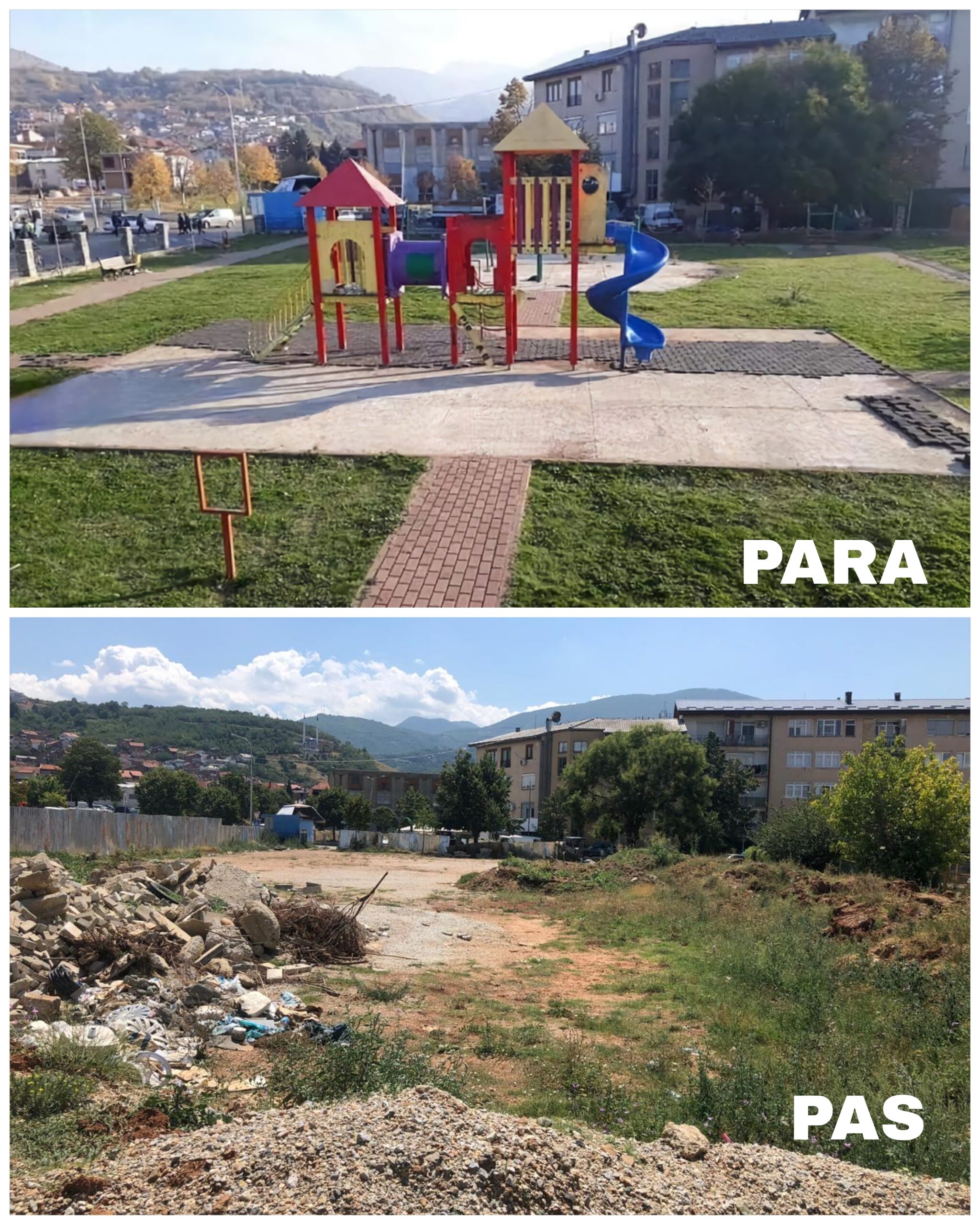 Shikoni si është shkatëruar ky Park i Fëmijëve në Prizren